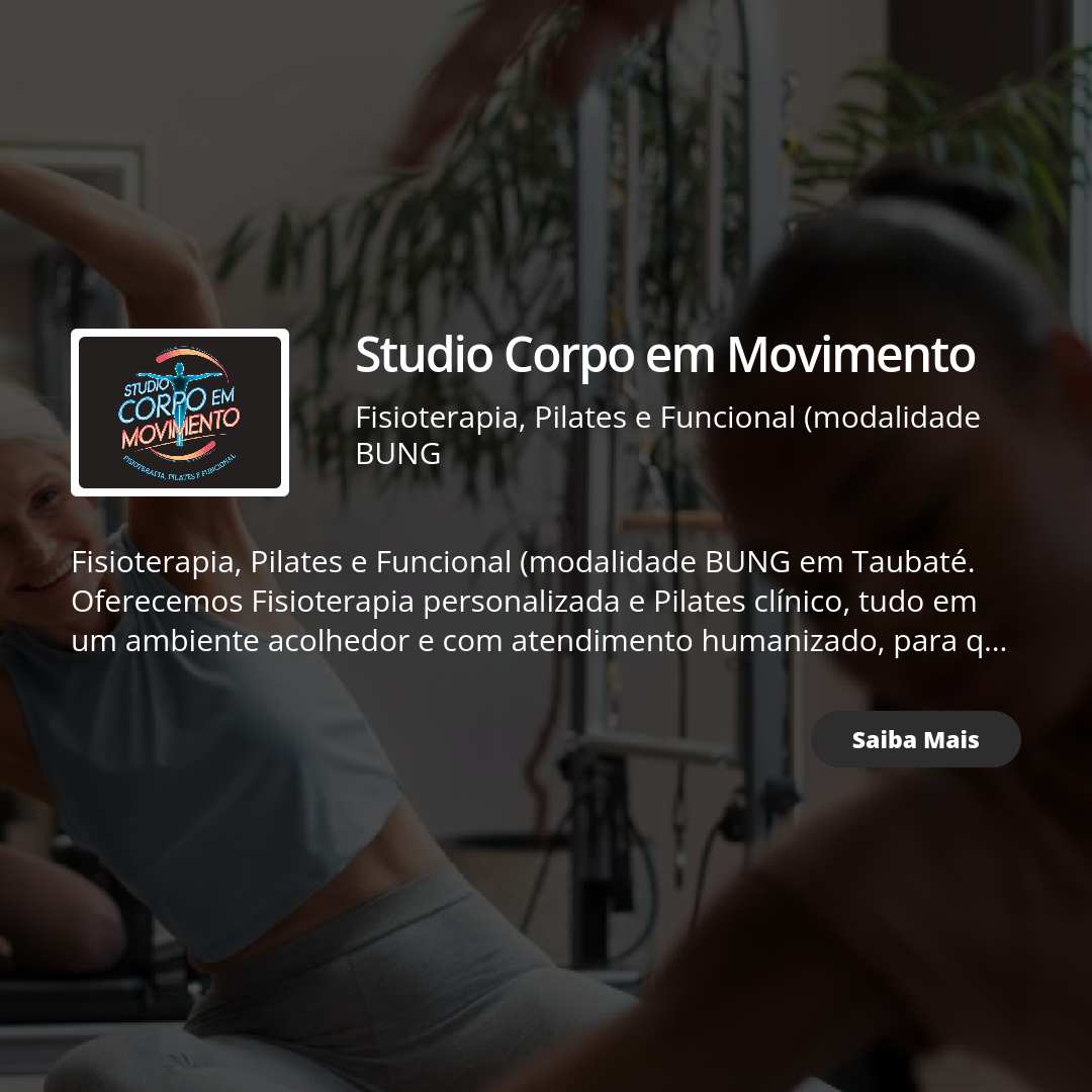 Studio Corpo em Movimento em Taubaté / SP